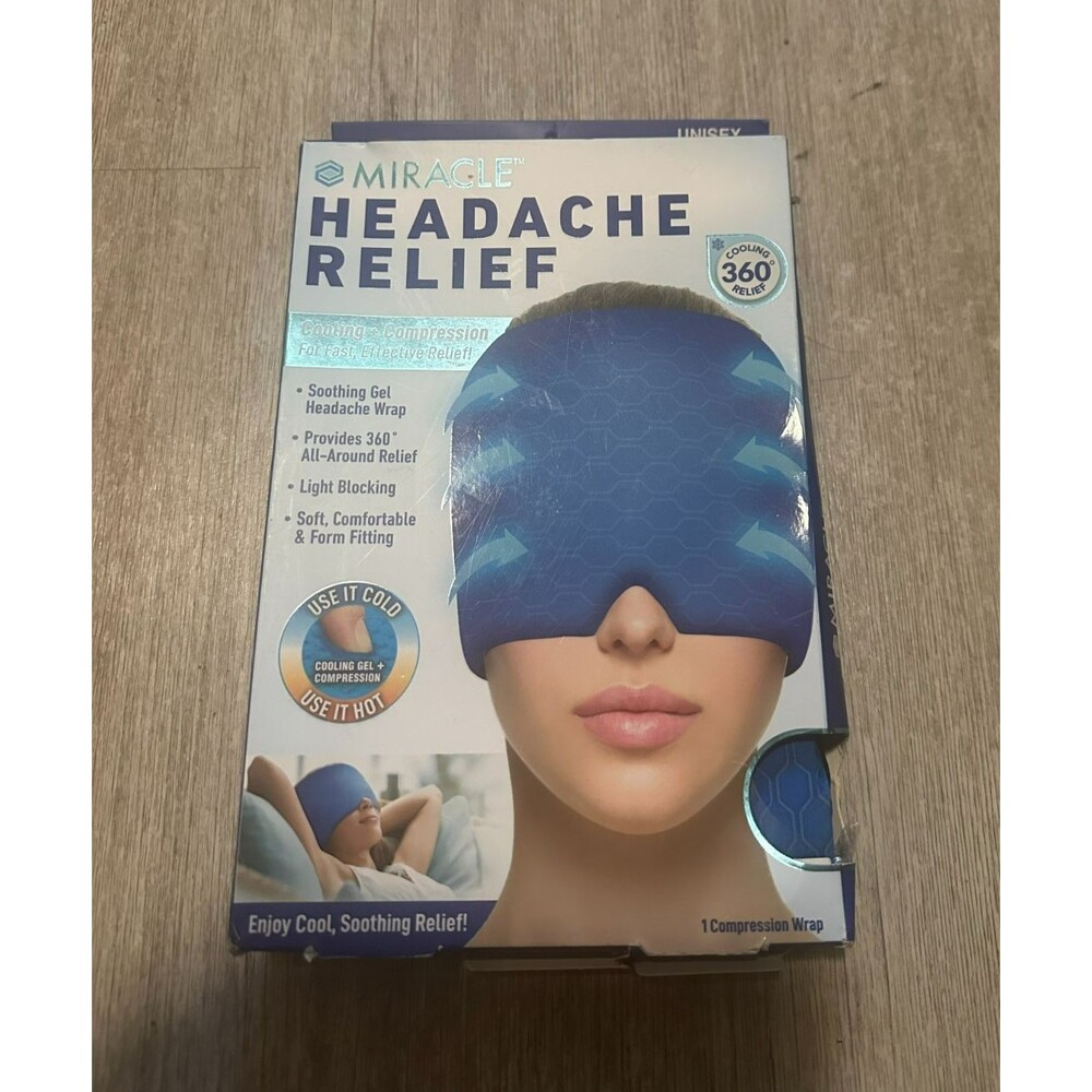 Miracle Headache Relief Cold Compression  Eye Mask